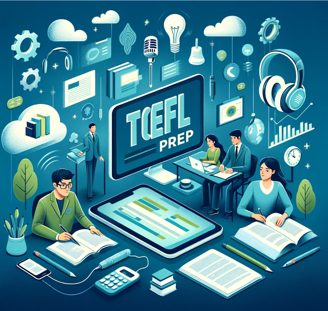 TOEFL Preparation Service Illustration